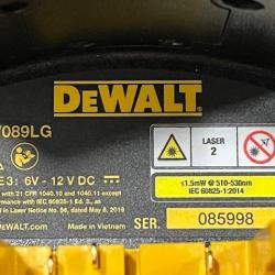 AS-IS DEWALT 12V MAX Lithium-Ion 100 ft. Green Self-Leveling 3-Beam 360 Degree Laser Level Kit