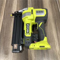 AS-IS RYOBI ONE+ 18V 18-Gauge Cordless AirStrike Brad Nailer (Tool Only)