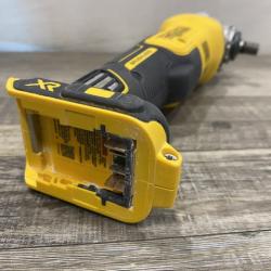 AS-IS DEWALT 20V MAX XR Cordless Brushless 4.5 in. Slide Switch Small Angle Grinder with Kickback Brake (Tool Only)