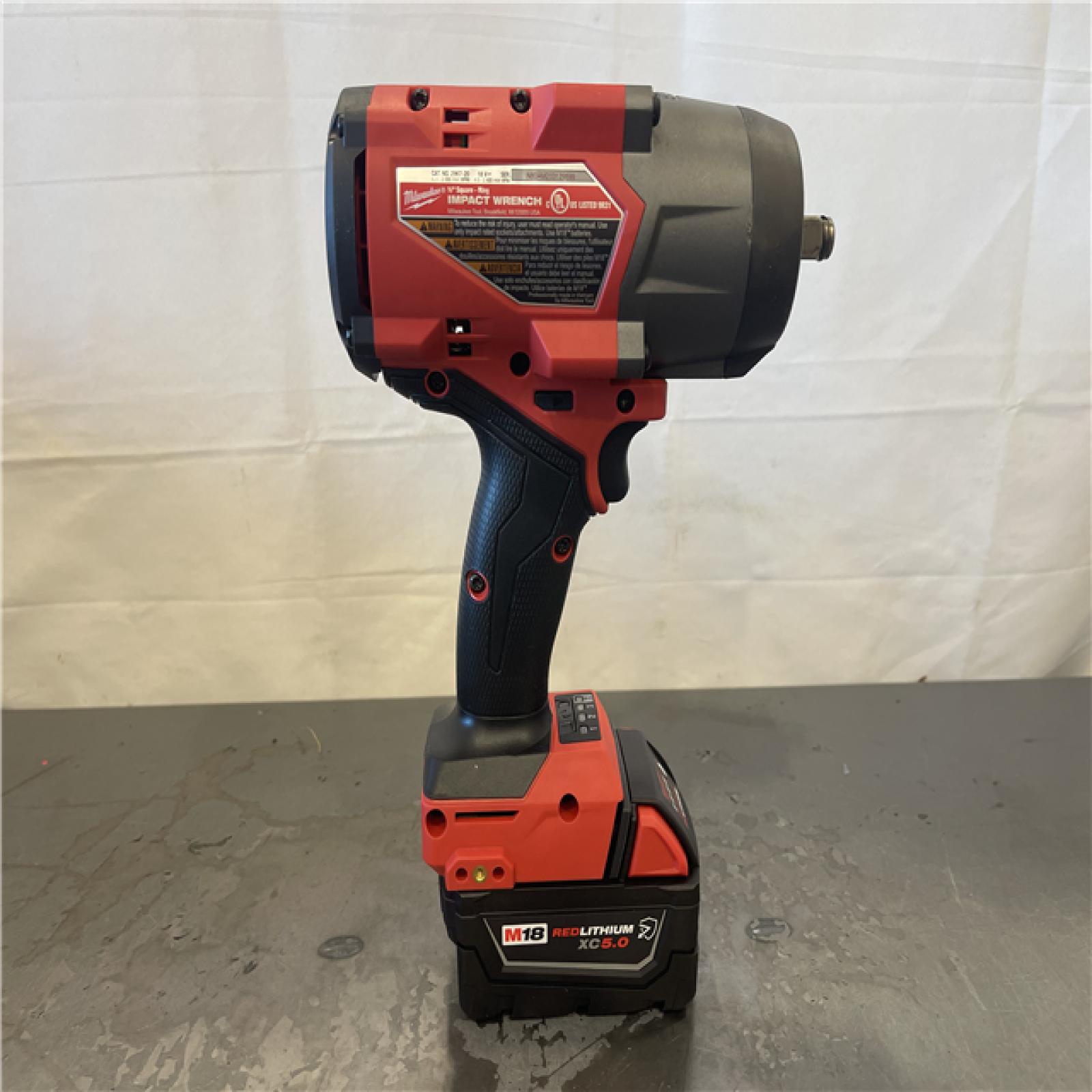 AS-IS- Milwaukee M18 FUEL 1/2 High Torque Impact Wrench with Friction Ring Kit