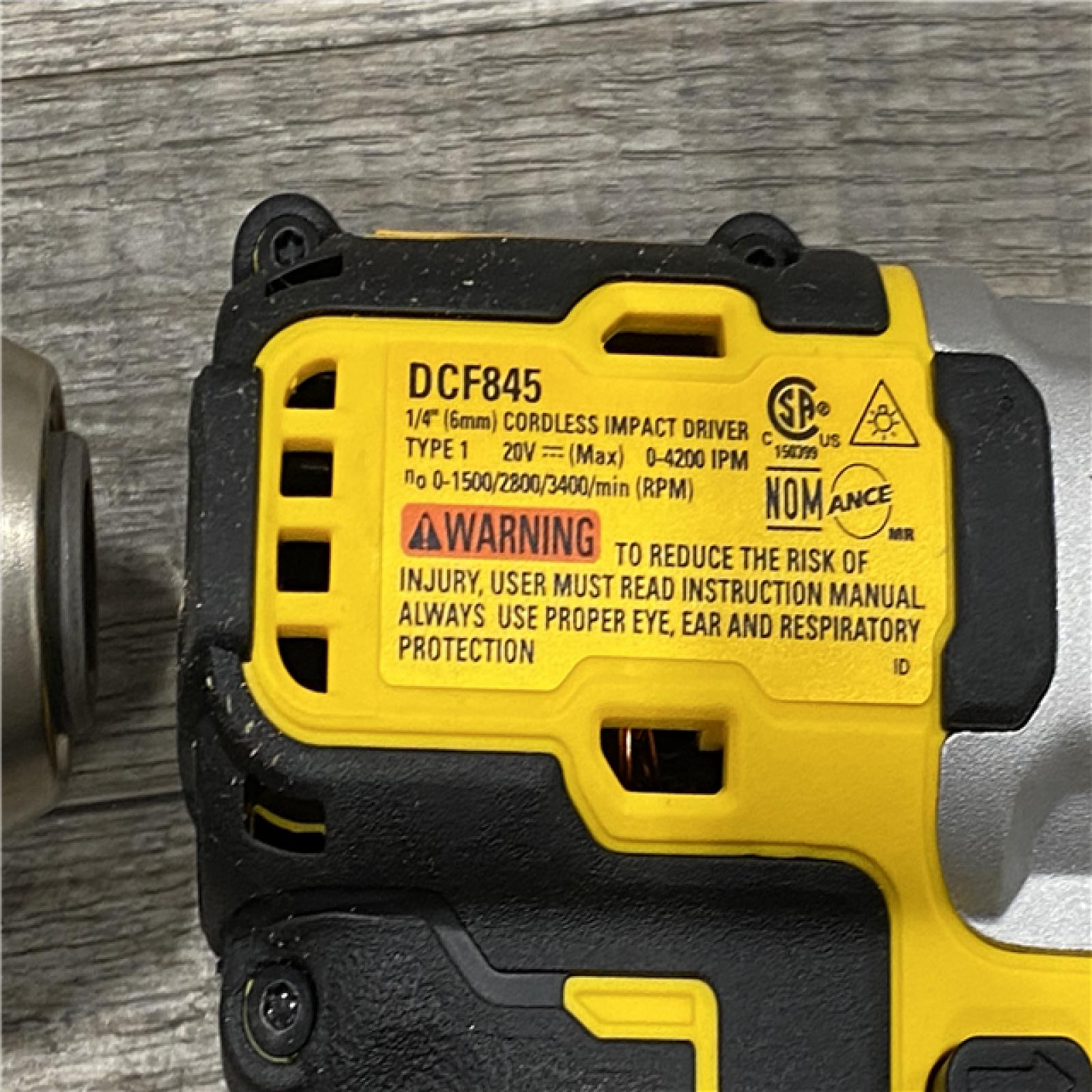 AS-IS DEWALT 20V MAX Lithium-Ion Cordless 2-Tool Combo Kit