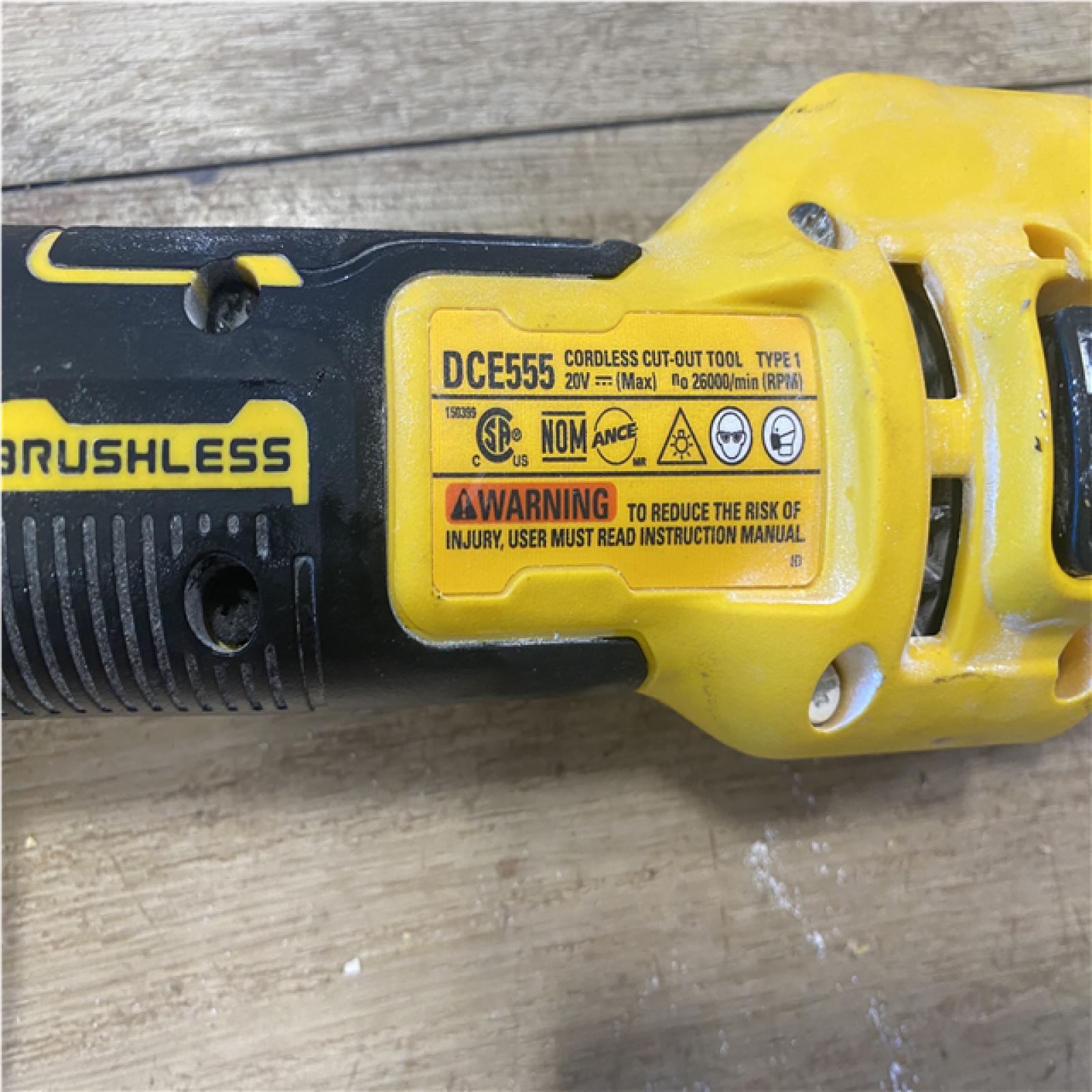 AS-IS DEWALT XR 20V Lithium-Ion Cordless Rotary Drywall Cut-Out Tool (Tool Only)