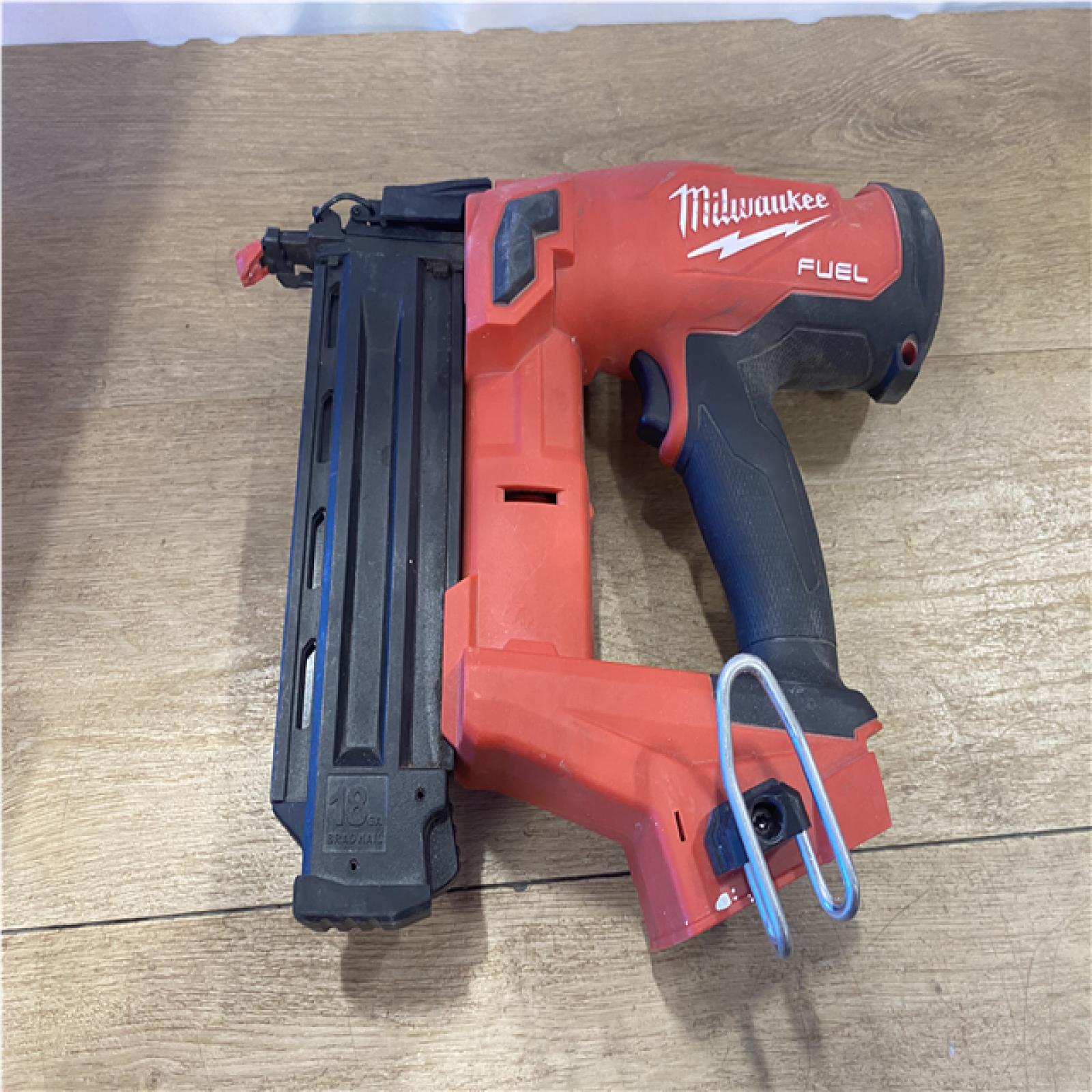 AS-IS Milwaukee FUEL 18-Volt Lithium-Ion Brushless Cordless Gen II 18-Gauge Brad Nailer (Tool-Only)