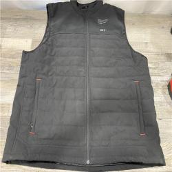AS-IS Milwaukee Men's 2 X-Large 12-Volt Lithium-Ion Cordless Axis Black Heated Vest Kit
