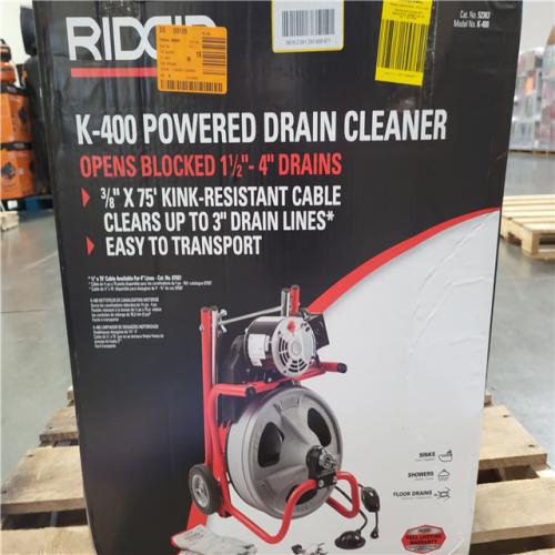 CALIFORNIA AS-IS RIGID K-400 DRAIN CLEANER