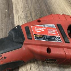 AS-IS Milwaukee 12V Lithium-Ion Cordless Copper Tubing Cutter (Tool-Only)