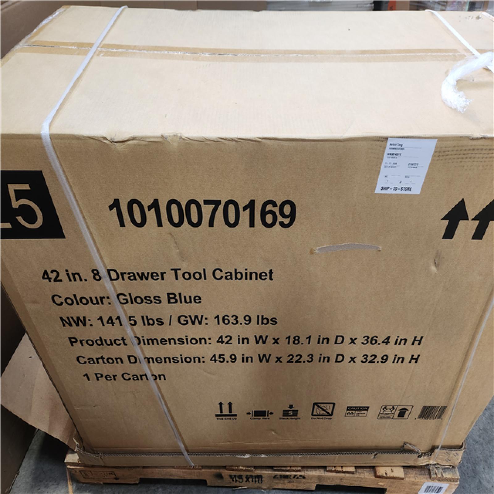 Phoenix NEW Husky Standard Duty 42 in. x 18 in. D 12-Drawer Blue Rolling Tool Chest Combo (SEALED)