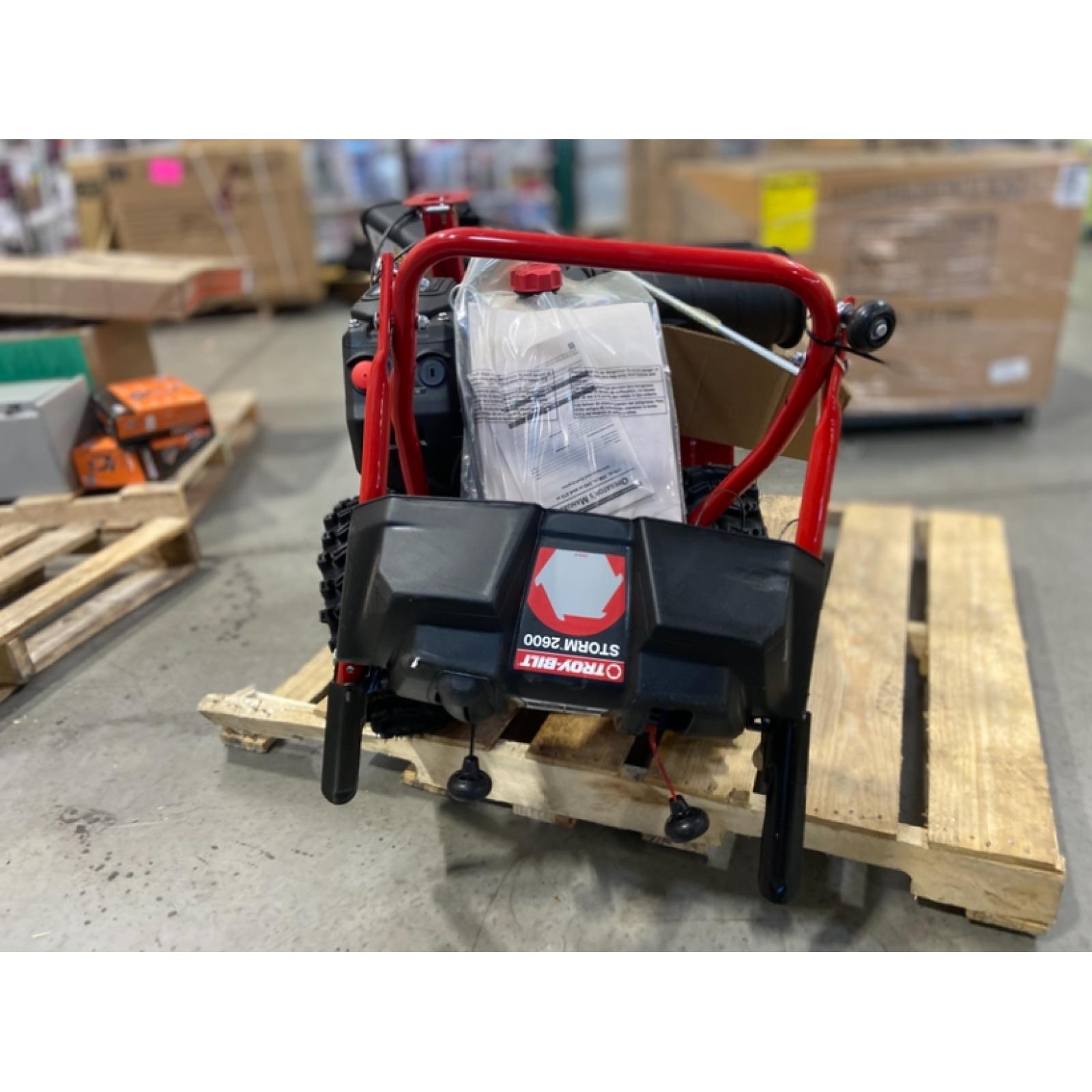 DALLAS LOCATION - Troy-Bilt Storm 26 in. 208 cc Two- Stage Gas Snow Blower with Electric Start Self Propelled