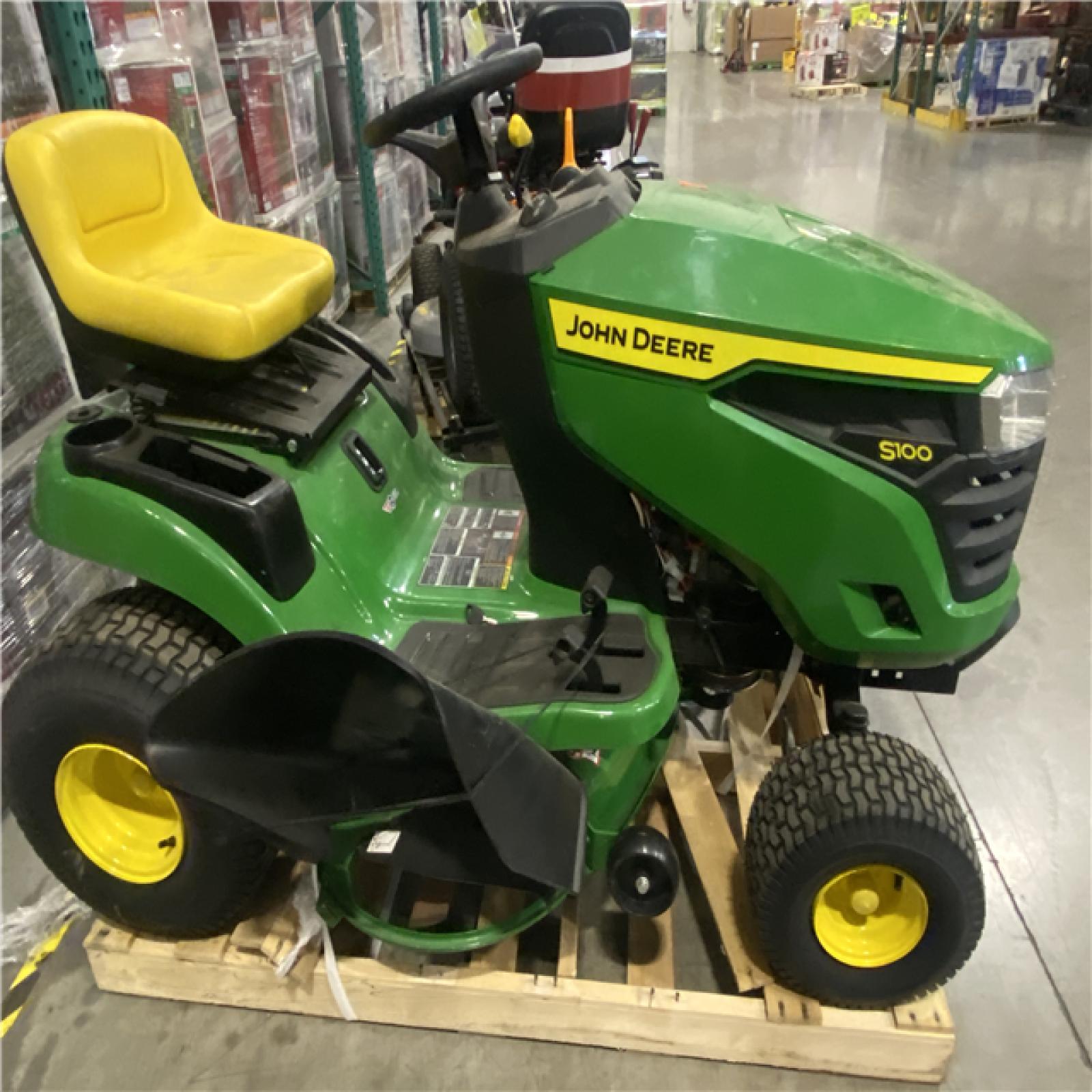 Dallas Location - As-Is John Deere S100 Riding Lawn Mower