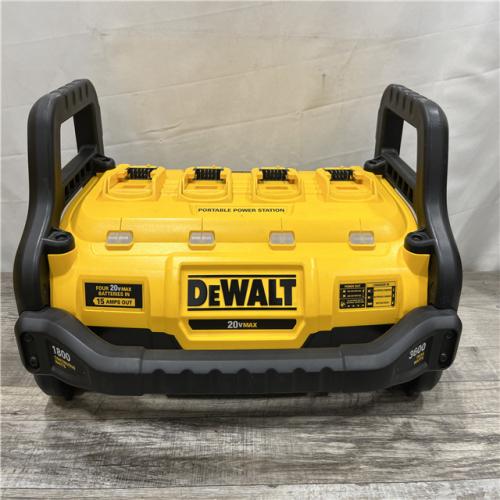 AS-IS DEWALT 1800 Watt Portable Power Station and 20V/60V MAX Lithium-Ion Battery Charger