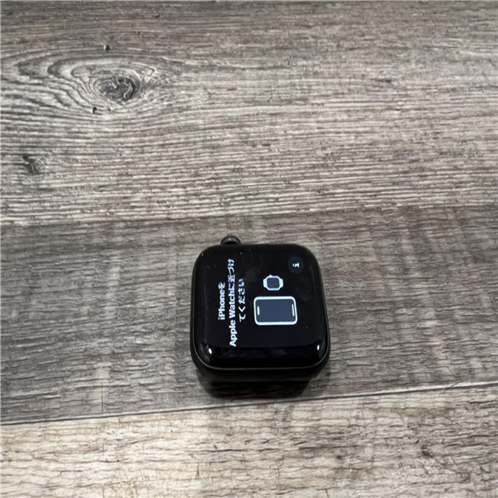AS-IS Apple Watch Series 6 (GPS+Cellular, 44mm) - Black Sport Band- WR-50M