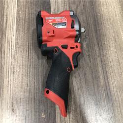 AS-IS M12 FUEL 12V Lithium-Ion Brushless Cordless Stubby 3/8 in. Impact Wrench (Tool-Only)