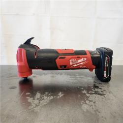 AS-IS- Milwaukee M12 FUEL 12V Lithium-Ion Cordless Oscillating Multi-Tool Kit with 4.0 Ah Battery
