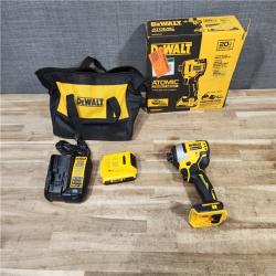 HOUSTON LOCATION - AS - IS DEWALT Atomic 20V Max Lithium-Ion Brushless Cordless Compact 1/4 in. Impact Driver Kit