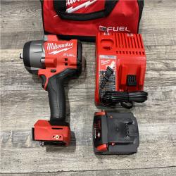 AS-IS Milwaukee FUEL 18V Lithium-Ion Brushless Cordless 1/2 in. Impact Wrench w/Friction Ring Kit