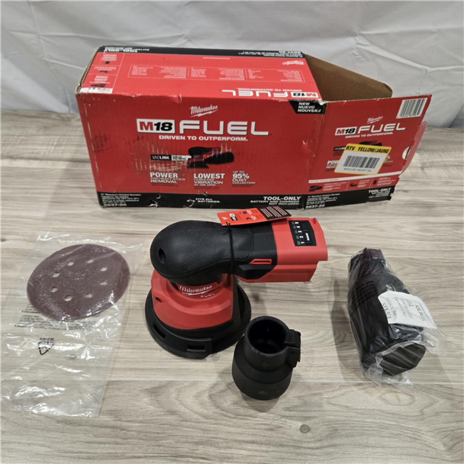 GOOD- Milwaukee M18- FUEL 5 Random Orbital Sander