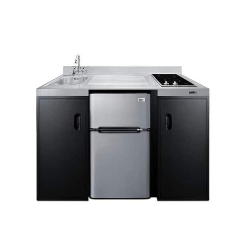 Phoenix NEW Summit Appliance 54 in. Compact Kitchen in Stainless Steel, ADA Compliant (SEALED)