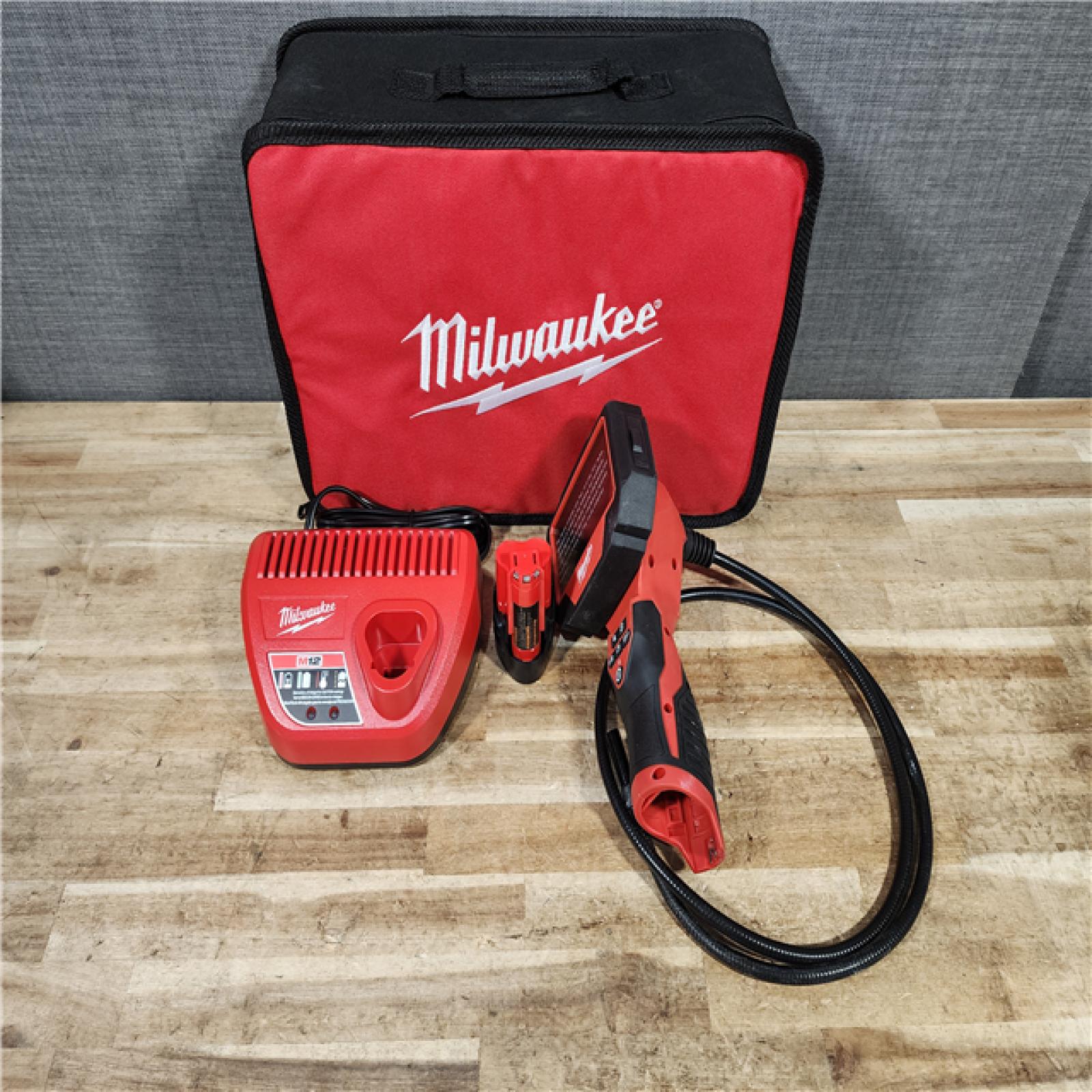 HOUSTON LOCATION - AS - IS Milwaukee 12V Lithium-Ion Cordless M-SPECTOR 360-Degree 4 ft. Inspection Camera Kit