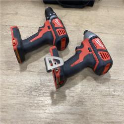 AS-IS Milwaukee 18V Lithium-Ion Cordless Drill Driver/Impact Driver Combo Kit