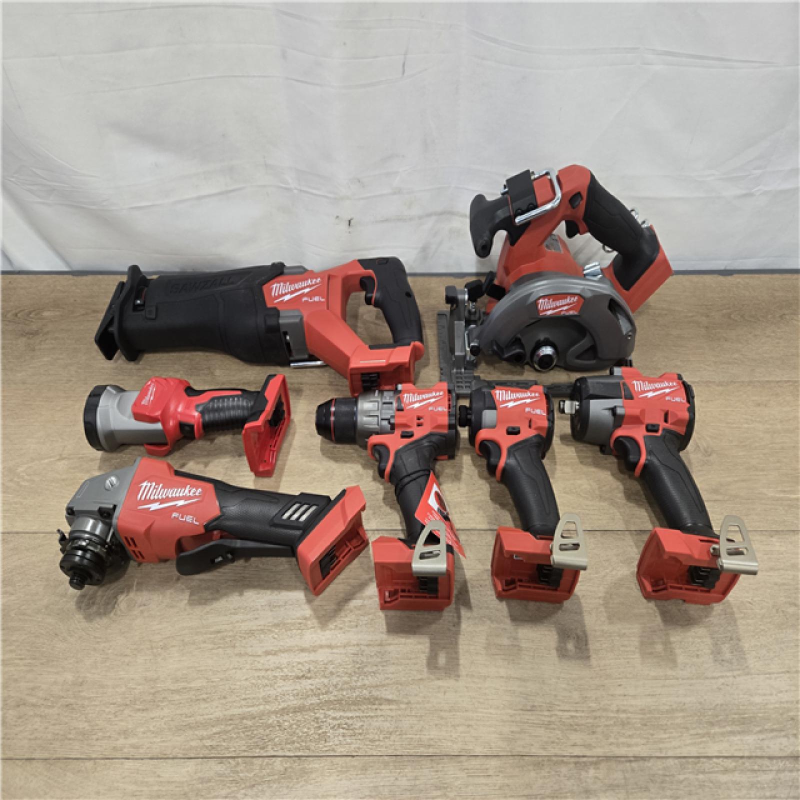 AS-IS Milwaukee FUEL 18V Cordless 7-Tool Combo Kit