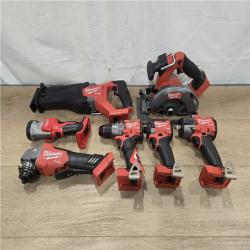 AS-IS Milwaukee FUEL 18V Cordless 7-Tool Combo Kit