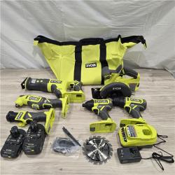 LIKE NEW! - RYOBI ONE+ 18V Cordless 6-Tool Combo Kit