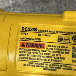 AS-IS DEWALT 20V MAX Cordless Reciprocating Saw (Tool Only)