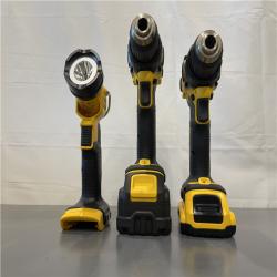 AS-IS - DEWALT 20-Volt MAX Lithium-Ion Cordless 7-Tool Combo Kit with 2.0 Ah Battery, 5.0 Ah Battery and Charger