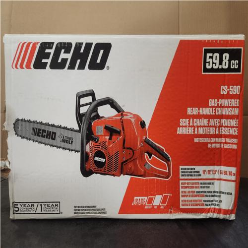Phoenix LIKE NEW ECHO 20 in. 59.8 cc Gas 2-Stroke Rear Handle Timber Wolf Chainsaw