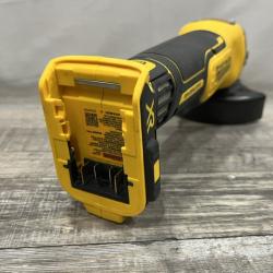 AS-IS DEWALT 20V MAX XR Cordless Brushless 4.5 in. Slide Switch Small Angle Grinder with Kickback Brake (Tool Only)