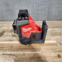 HOUSTON LOCATION - AS-IS Milwaukee 12-Volt Lithium-Ion Cordless Green 250 ft. 3-Plane Laser Level Kit