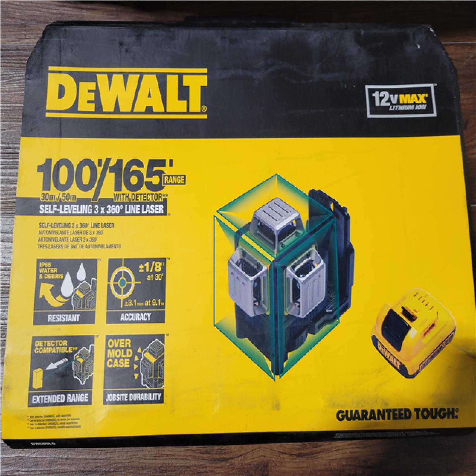 CALIFORNIA AS-IS DEWALT SELF-LEVELING 3X360° LINE LASER