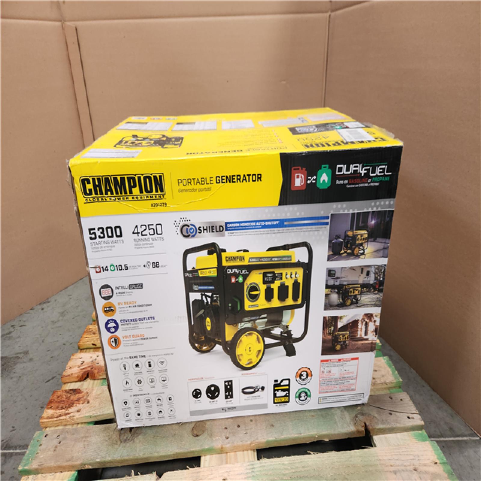 CALIFORNIA AS-IS CHAMPION GENERATOR