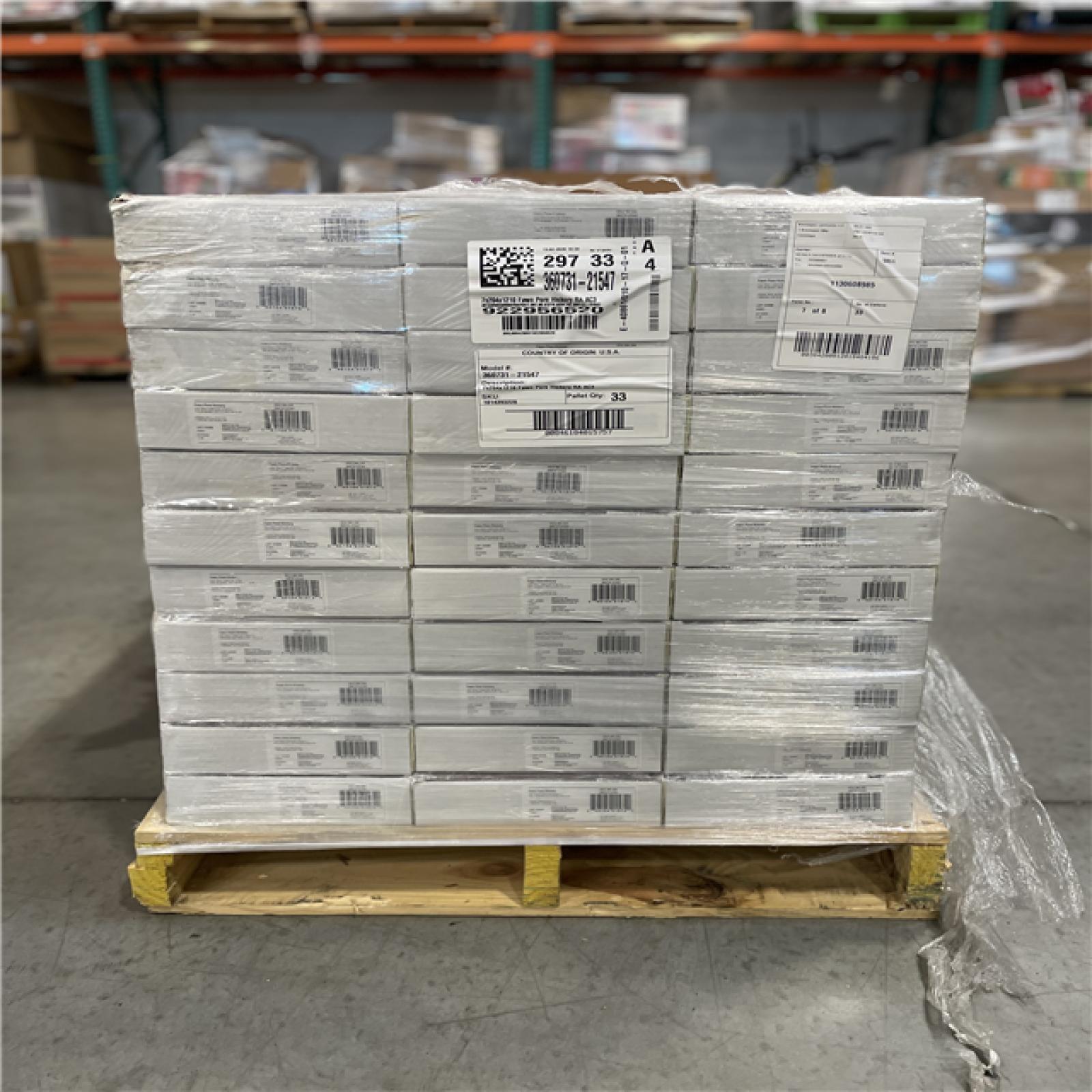 DALLAS LOCATION- Fawn Pore Hickory 7mm Laminate Wood Floor PALLET-(33 CASES)
