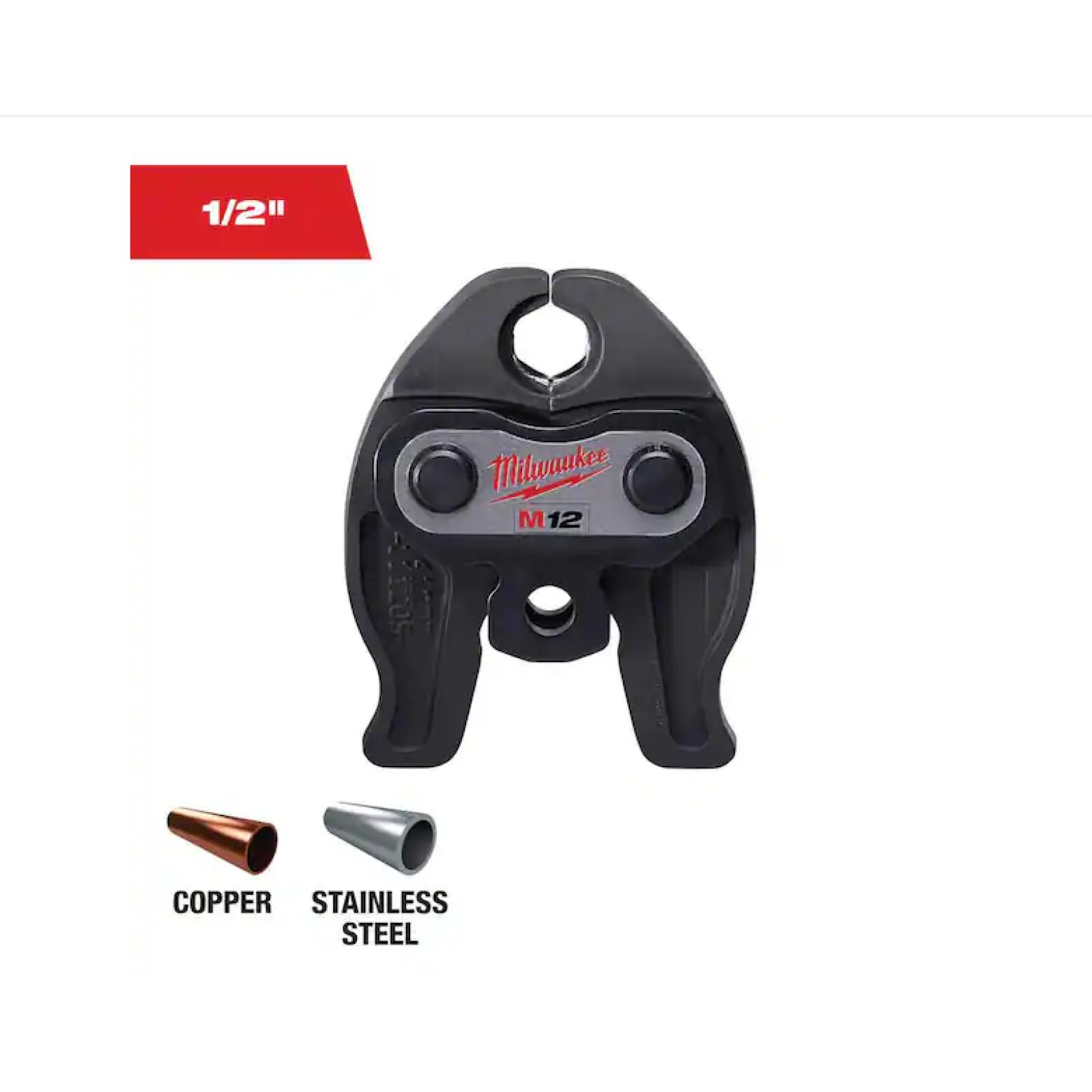 NEW! - Milwaukee 3/4 in. M12 Force Logic Press Tool Jaw