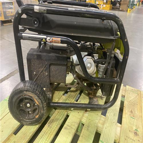 Dallas Location - As-Is RYOBI 6800-Watt Gasoline Powered Portable Generator