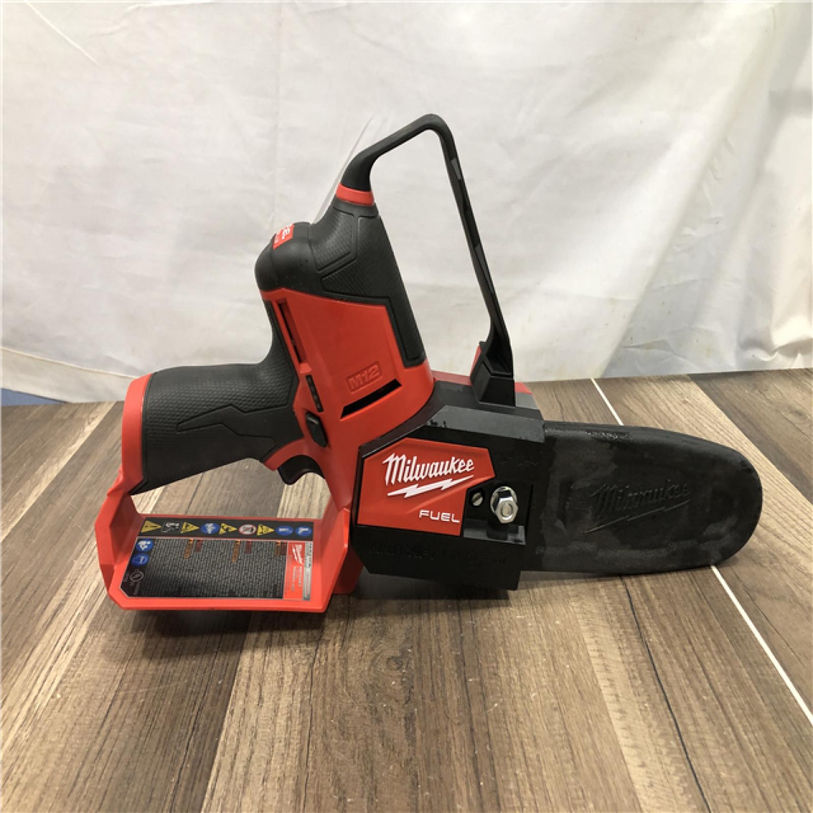 AS-IS Milwaukee FUEL 6 in. 12V Lithium-Ion Brushless Electric Cordless Battery Pruning Saw HATCHET (Tool-Only)