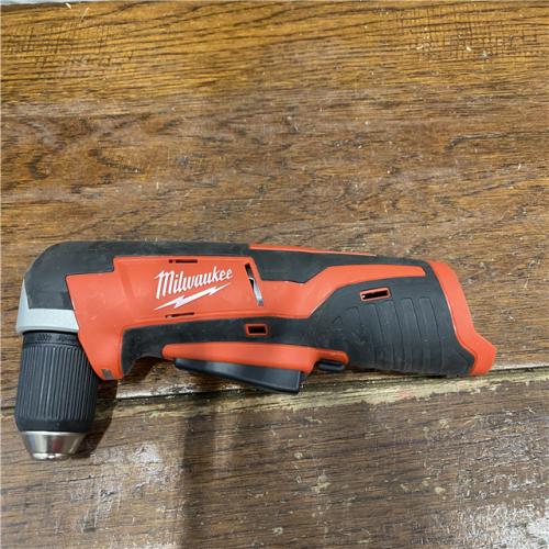 AS-IS Milwaukee M12 12V Lithium-Ion Cordless 3/8 in. Right Angle Drill (Tools-Only) (LOT OF 2)
