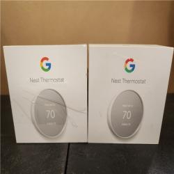 Phoenix AS-IS Google Nest Thermostat - Smart Programmable Wi-Fi Thermostat - (2-Pack)