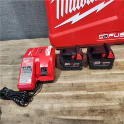 HOUSTON LOCATION - AS-IS (APPEARS LIKE NEW) MILWAUKEE FUEL 18V Lithium-Ion Brushless Cordless Hammer Drill and Impact Driver Combo Kit