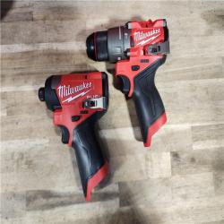 HOUSTON LOCATION - AS-IS (APPEARS LIKE NEW) Milwaukee 3497-22 12V Brushless Hammer Drill and Impact Driver Combo Kit