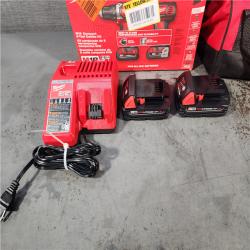 HOUSTON LOCATION - AS-IS Milwaukee M18 18V Cordless Brushed 2 Tool Drill/Driver and Impact Driver Kit