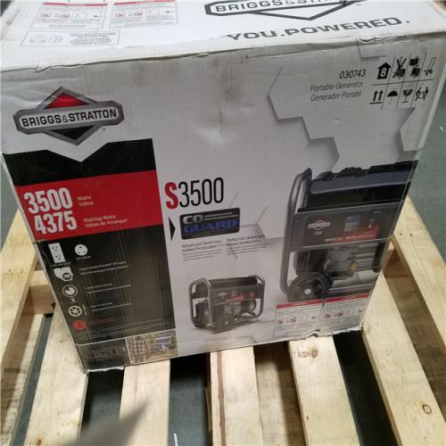 California NEW Briggs & Stratton S3500 Portable Generator