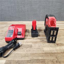 HOUSTON LOCATION - AS - IS Milwaukee Green 125 Ft. Cross Line and Plumb Points Laser Level Kit