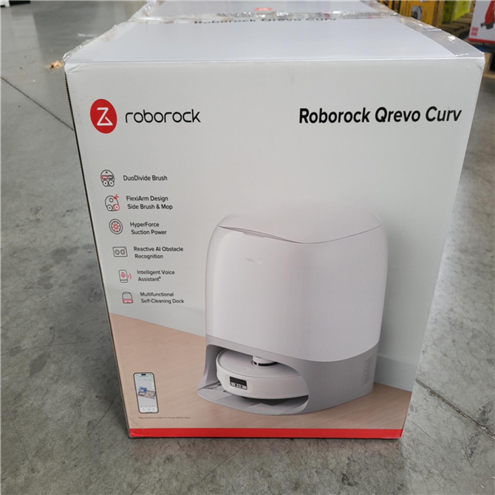 CALIFORNIA AS-IS LIKE NEW ROBOROCK QREVO CURV