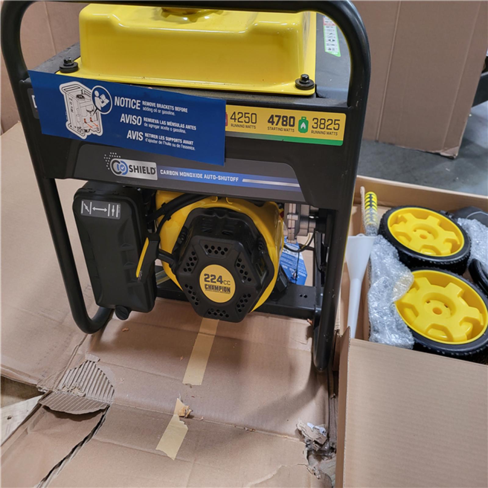 California AS-IS OUTDOOR POWER EQUIPMENT CHAMPION GENERATOR