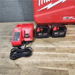 HOUSTON LOCATION - AS-IS Milwaukee  FUEL 18V Lithium-Ion Brushless Cordless Hammer Drill and Impact Driver Combo Kit