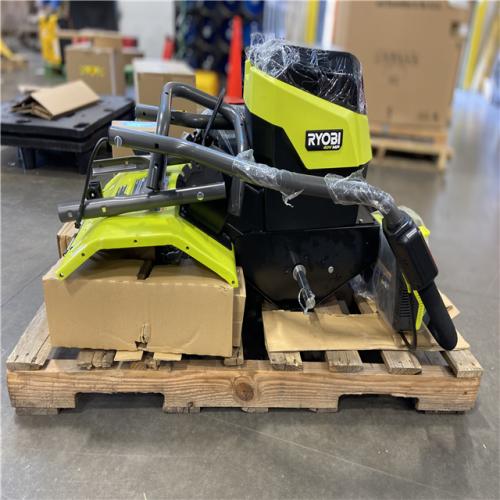 DALLAS LOCATION - RYOBI 40V HP Brushless 18 in. Battery Powered Rear Tine Tiller with (4) 6.0 Ah Batteries and Charger