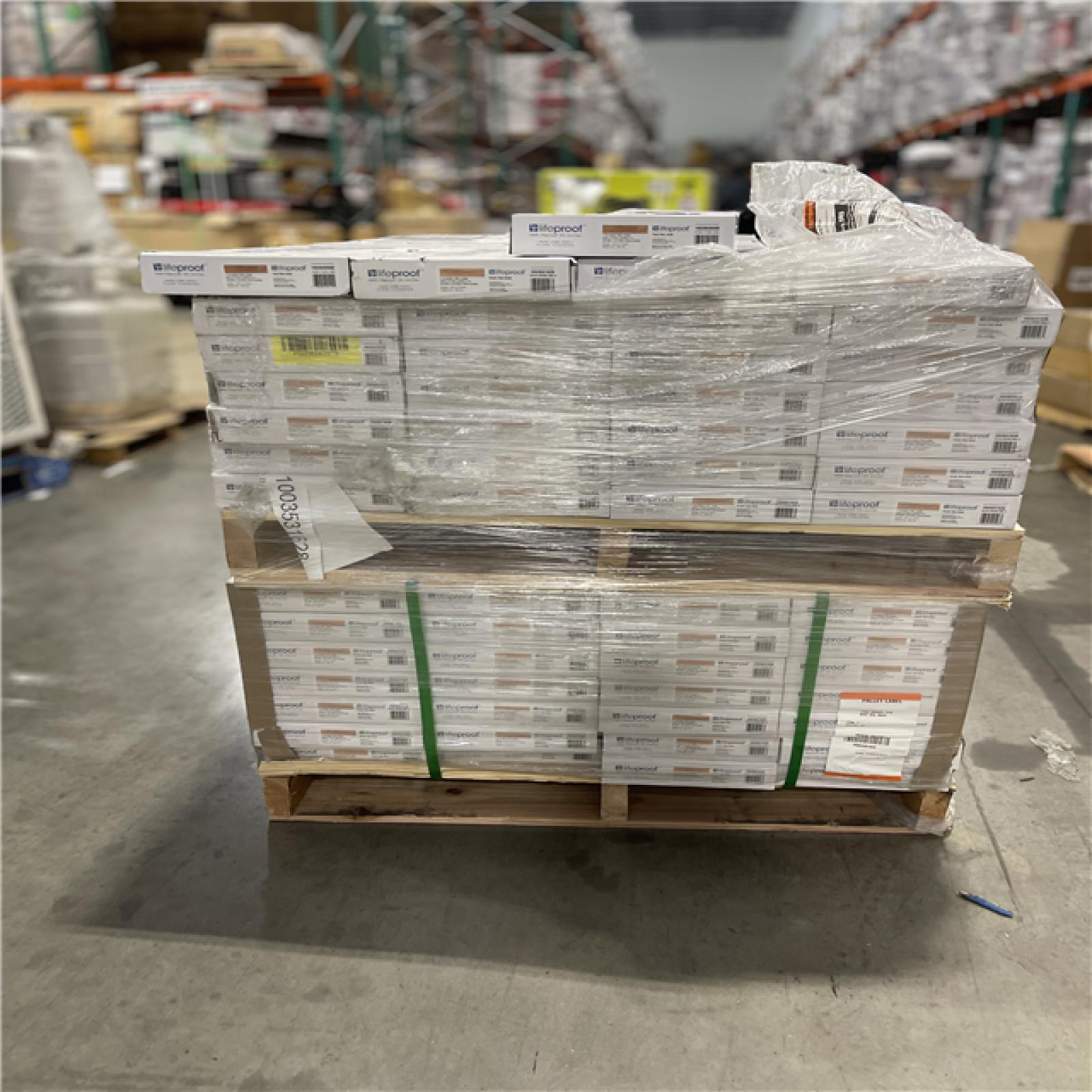 DALLAS LOCATION - Lifeproof Trail Oak 6 MIL x 8.7 in. W x 48 in. L Click Lock Waterproof Luxury Vinyl Plank Flooring (20.1 sqft/case)PALLET-(57 CASES)