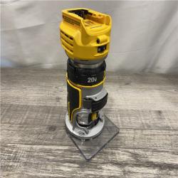 AS-IS DEWALT 20V MAX XR Cordless Brushless Fixed Base Compact Router (Tool Only)